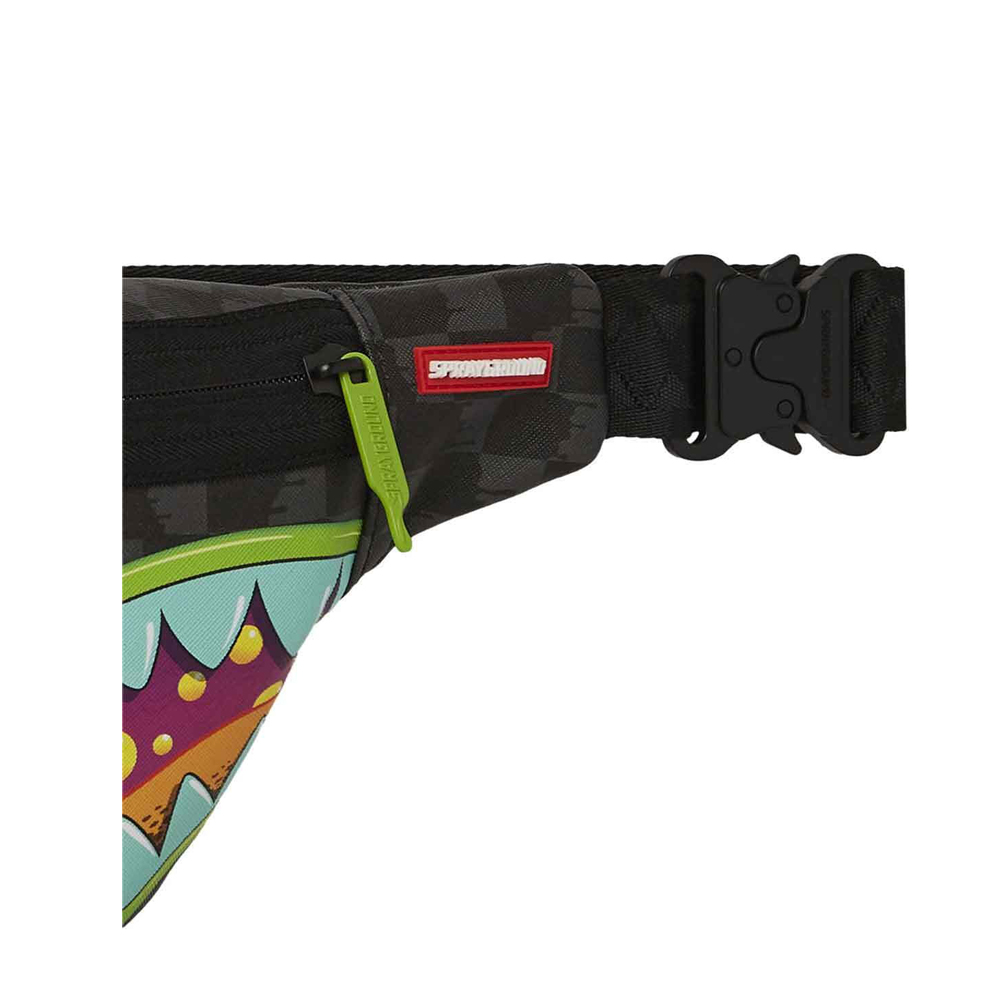 SPRAYGROUND Slime Takeover Savvy Crossbody Unisex Τσαντάκι Μέσης  - 3