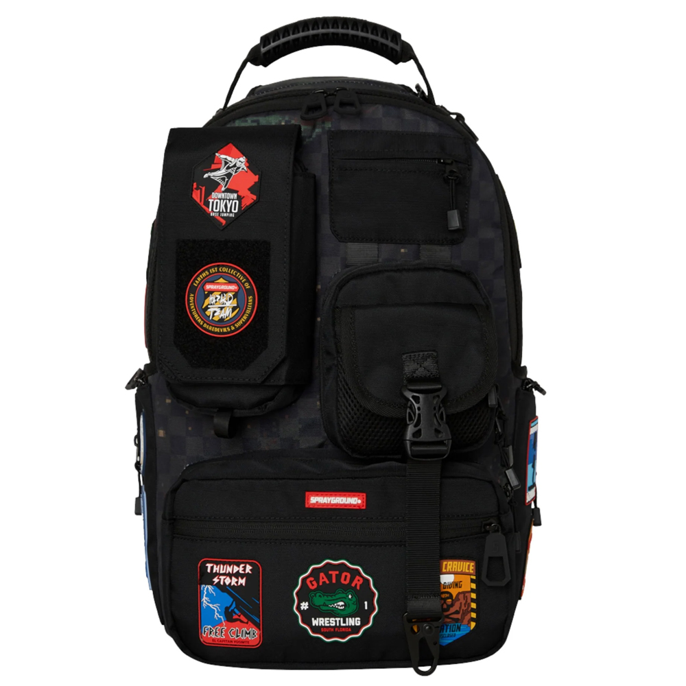 SPRAYGROUND Daredevil Global Mogal 305 Special-Ops Unisex Backpack - Μαύρο