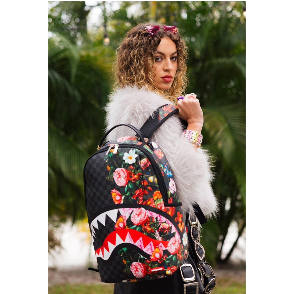 SPRAYGROUND Split Pink Floral  Check DLXSV  Γυναικείο Backpack - 5