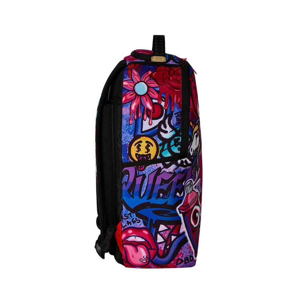 SPRAYGROUND Girly Graffiti Print  DLXSV Unisex Backpack - 3
