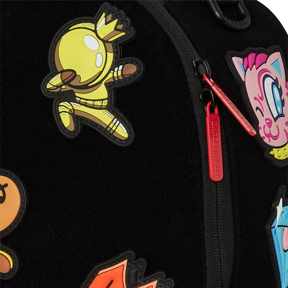 SPRAYGROUND  All Velcro Shark Gang DLX- Special  Unisex Backpack - 4