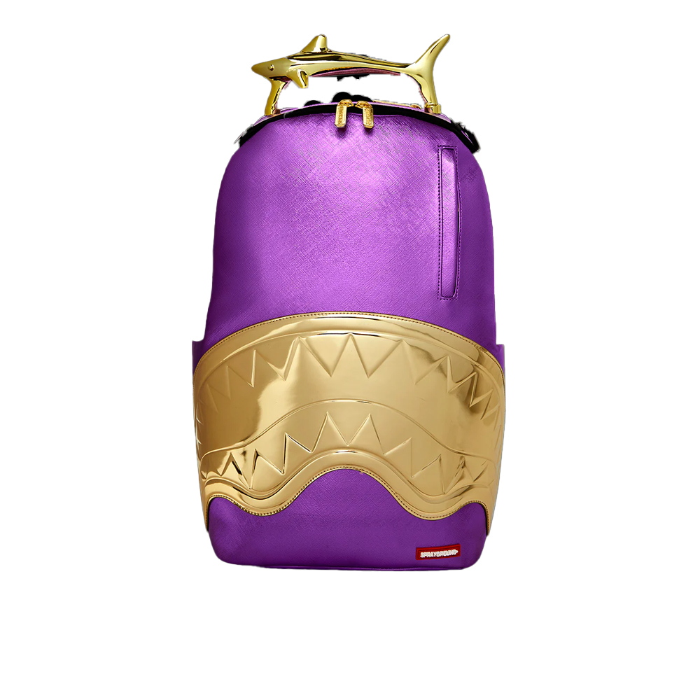 SPRAYGROUND Shark Top DLXSV Unisex Backpack - Μωβ