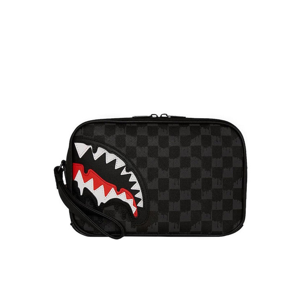 SPRAYGROUND Dripping Sharks In Paris Toiletry Brick Unisex Νεσεσέρ - Μαύρο