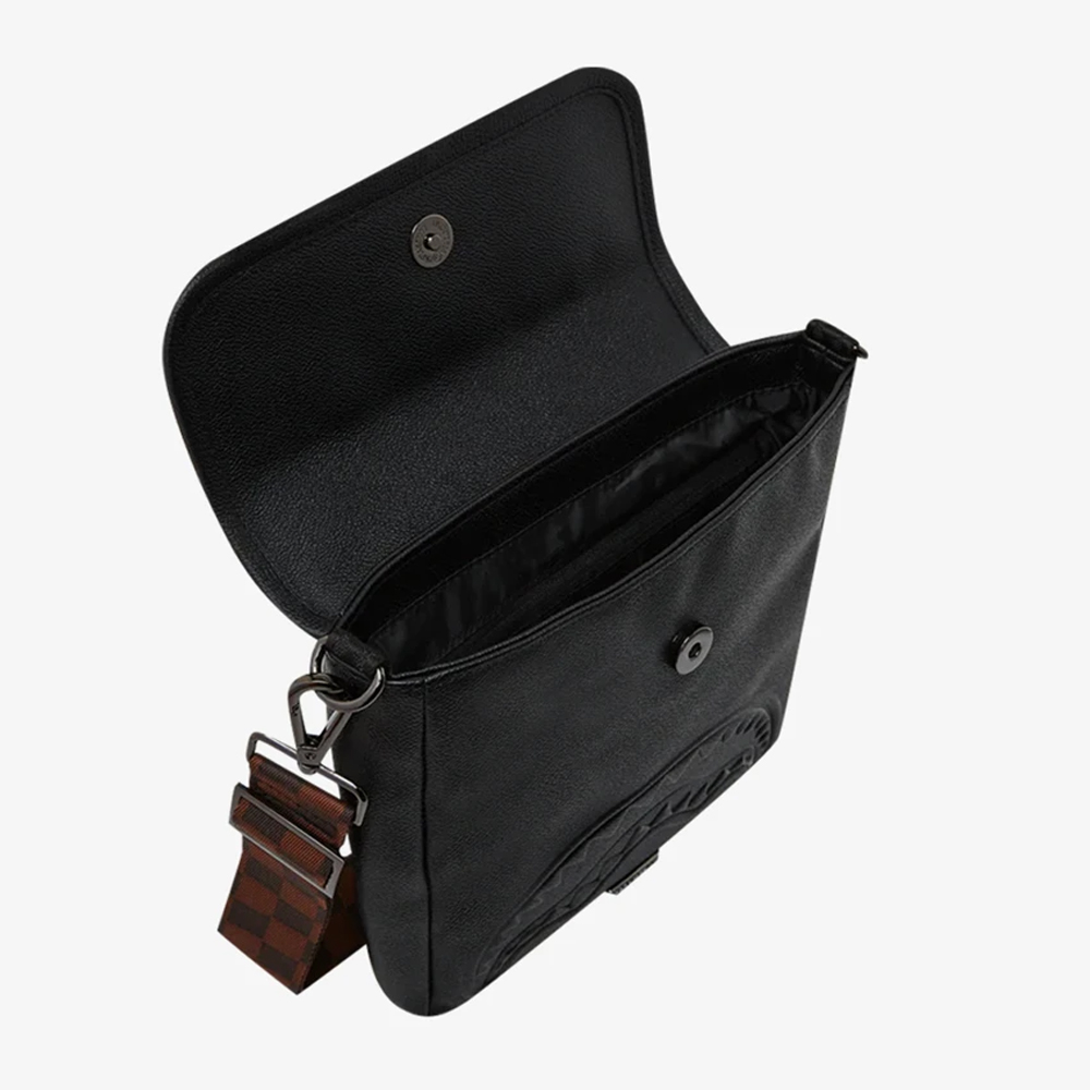 SPRAYGROUND Dose Of Check Deux Messenger Sling  Unisex Τσάντα Χιαστί - 3