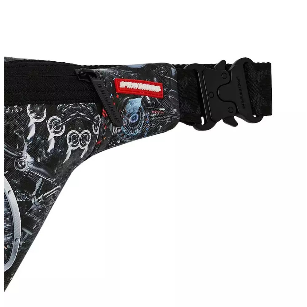SPRAYGROUND Split Cybershark Savvy Crossbody Unisex Τσαντάκι Μέσης - 3