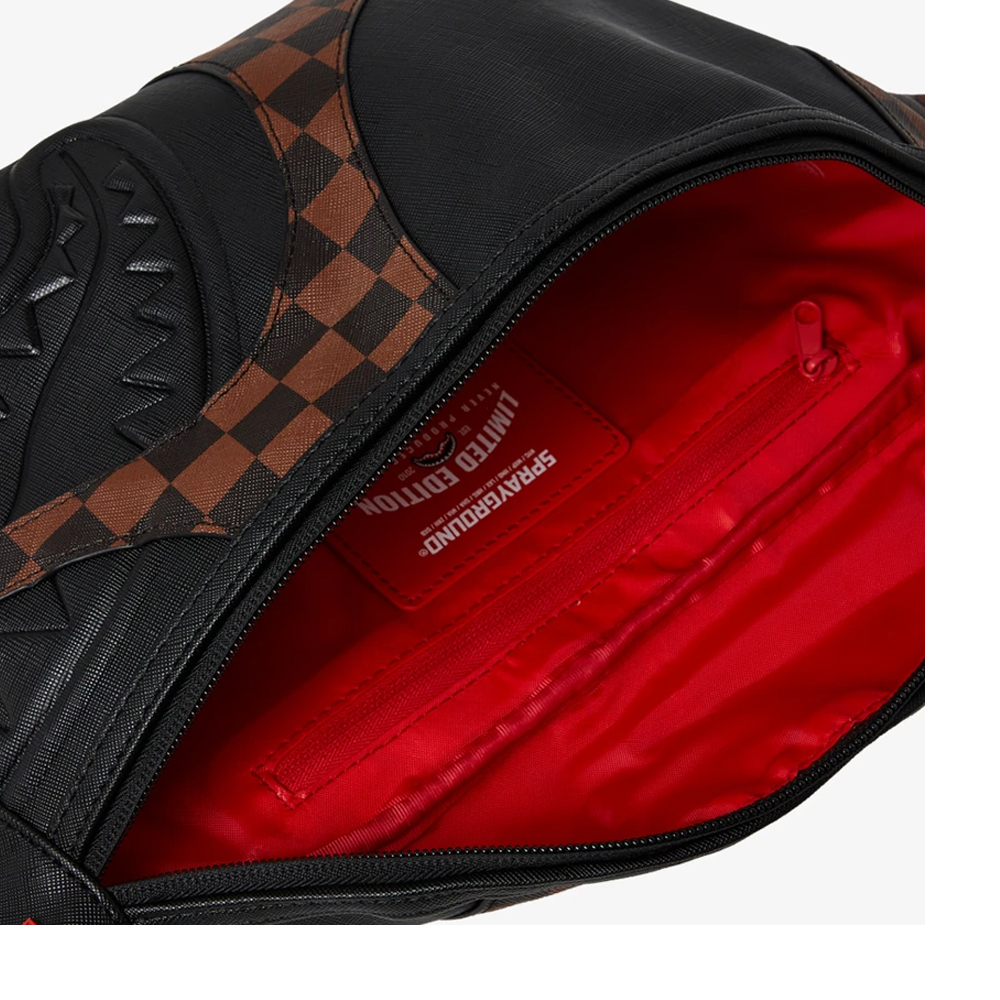SPRAYGROUND Jetstream Brown Savvy Crossbody Unisex Τσαντάκι Μέσης - 3