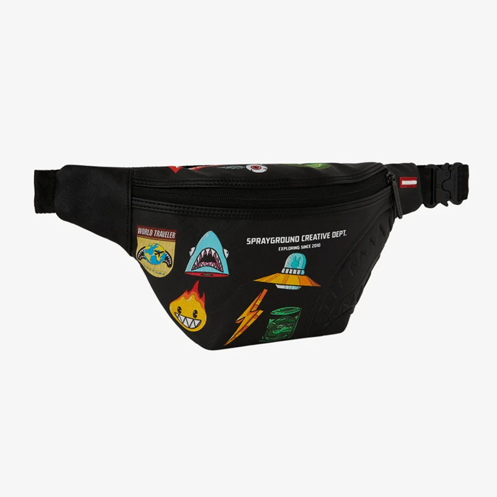 SPRAYGROUND Cargo Patches Savvy Crossbody Unisex Τσαντάκι Μέσης - 2