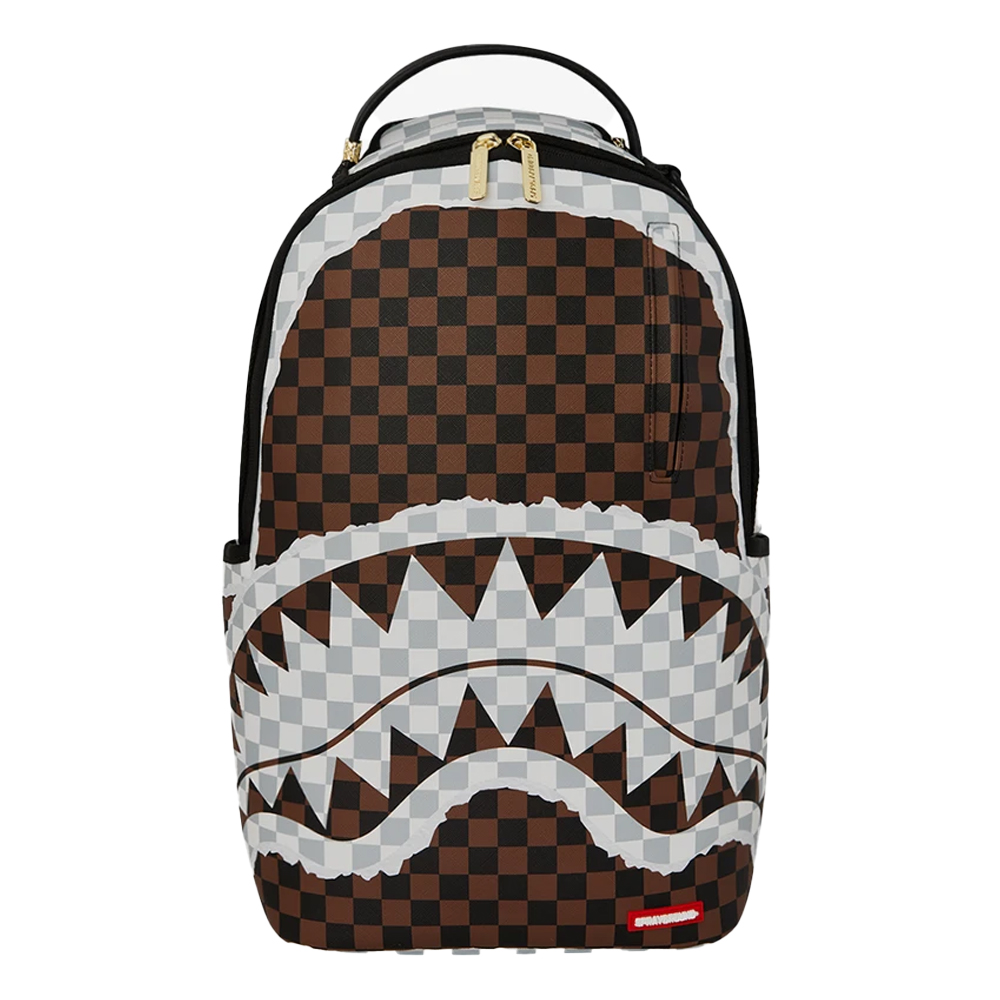 SPRAYGROUND Sip Brown And Cream Tear  DLXSV Unisex Backpack - Multi