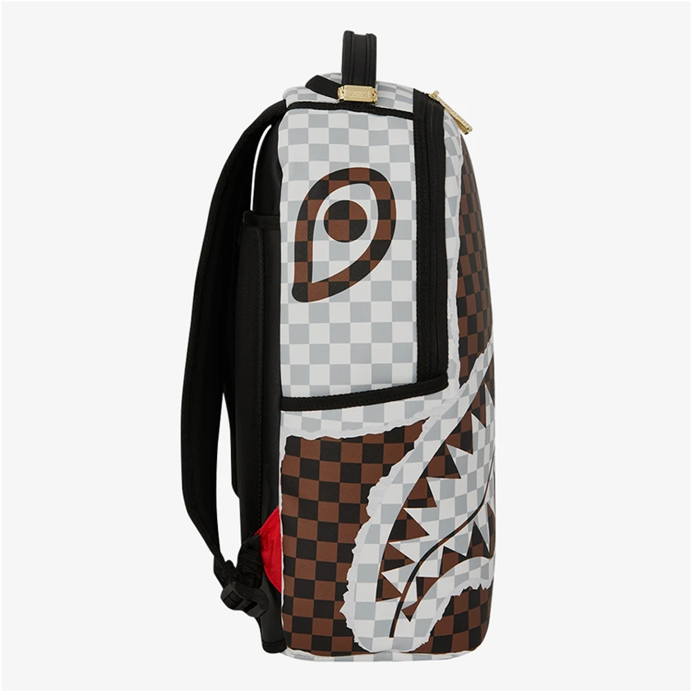 SPRAYGROUND Sip Brown And Cream Tear  DLXSV Unisex Backpack - 3
