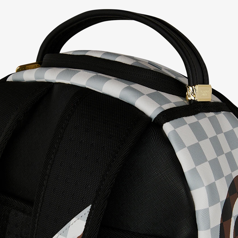 SPRAYGROUND Sip Brown And Cream Tear  DLXSV Unisex Backpack - 4