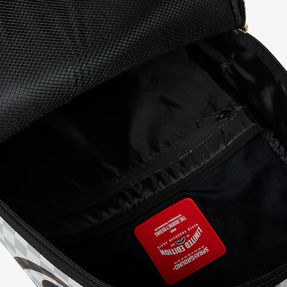 SPRAYGROUND Sip Brown And Cream Tear  DLXSV Unisex Backpack - 5