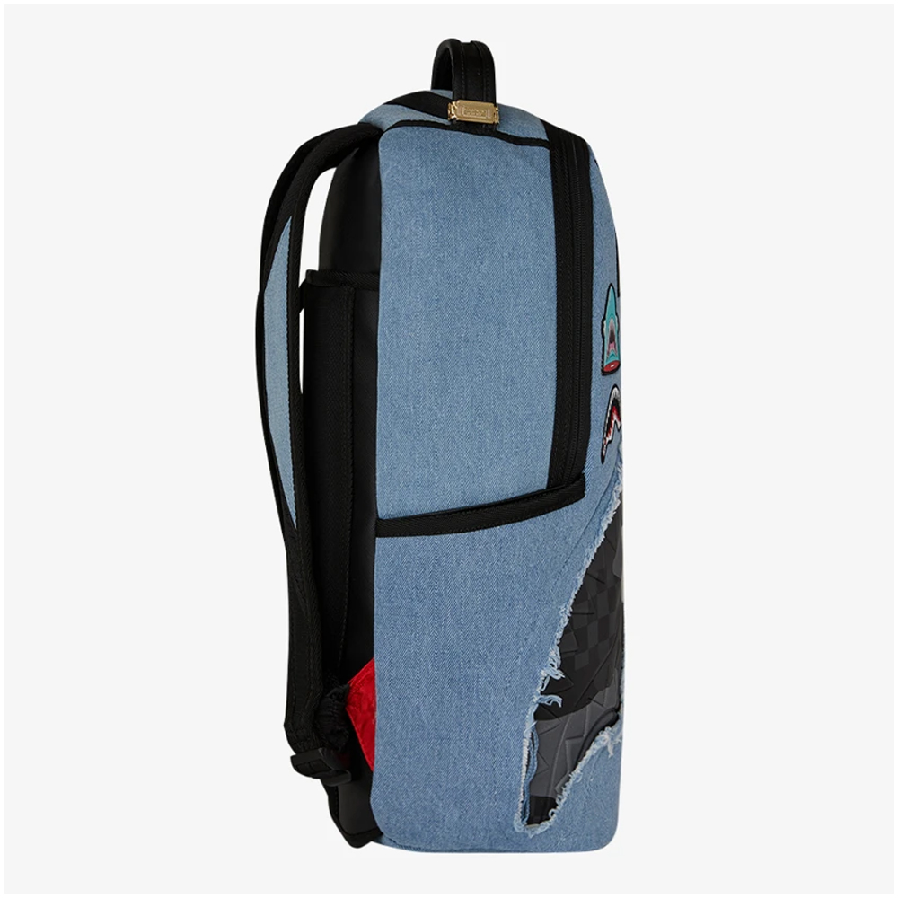 SPRAYGROUND Denim Tear 3am Patches DLXSV Unisex Backpack - 3