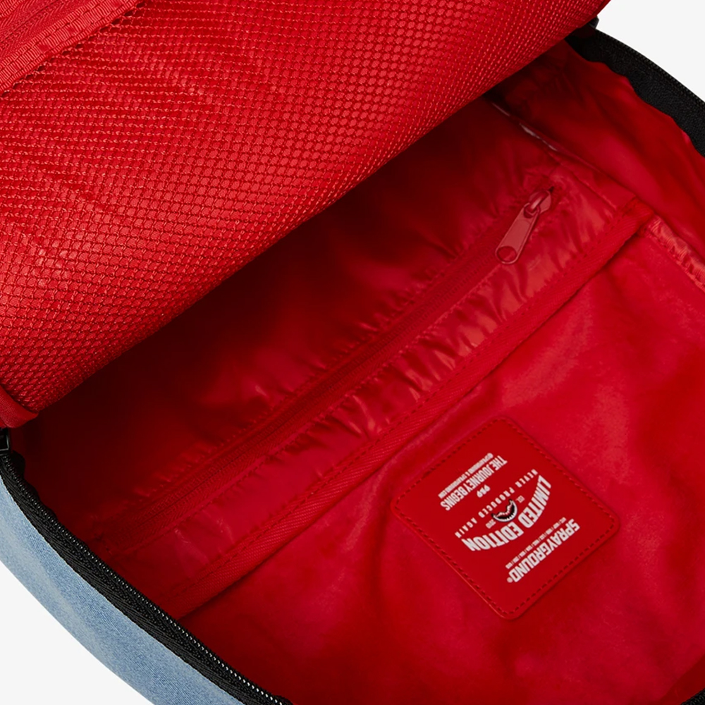 SPRAYGROUND Denim Tear 3am Patches DLXSV Unisex Backpack - 5