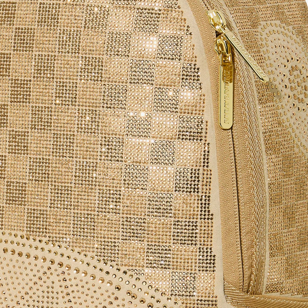 SPRAYGROUND 2 Tone Gold Trinity DLXSF Unisex Backpack - 5