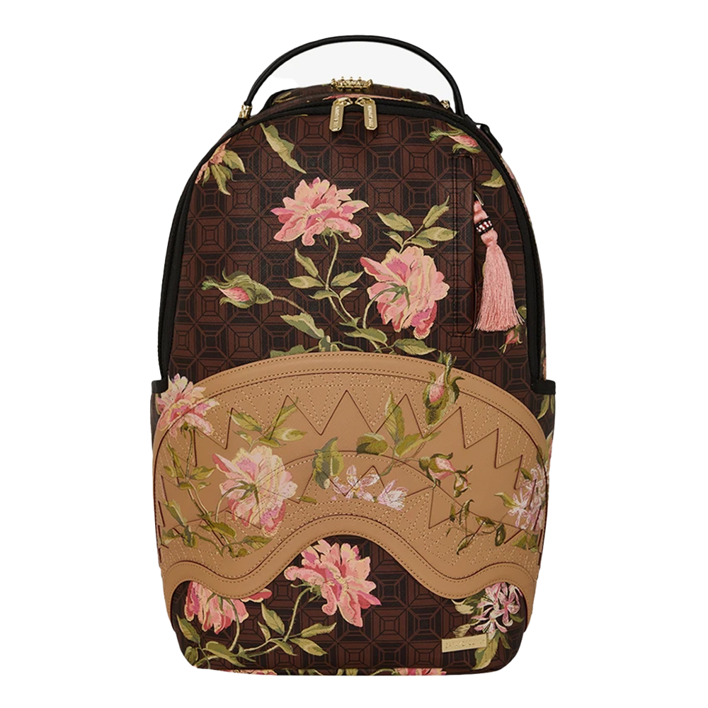 SPRAYGROUND Aisf Henny Floral DLXSV Unisex Backpack - Καφέ