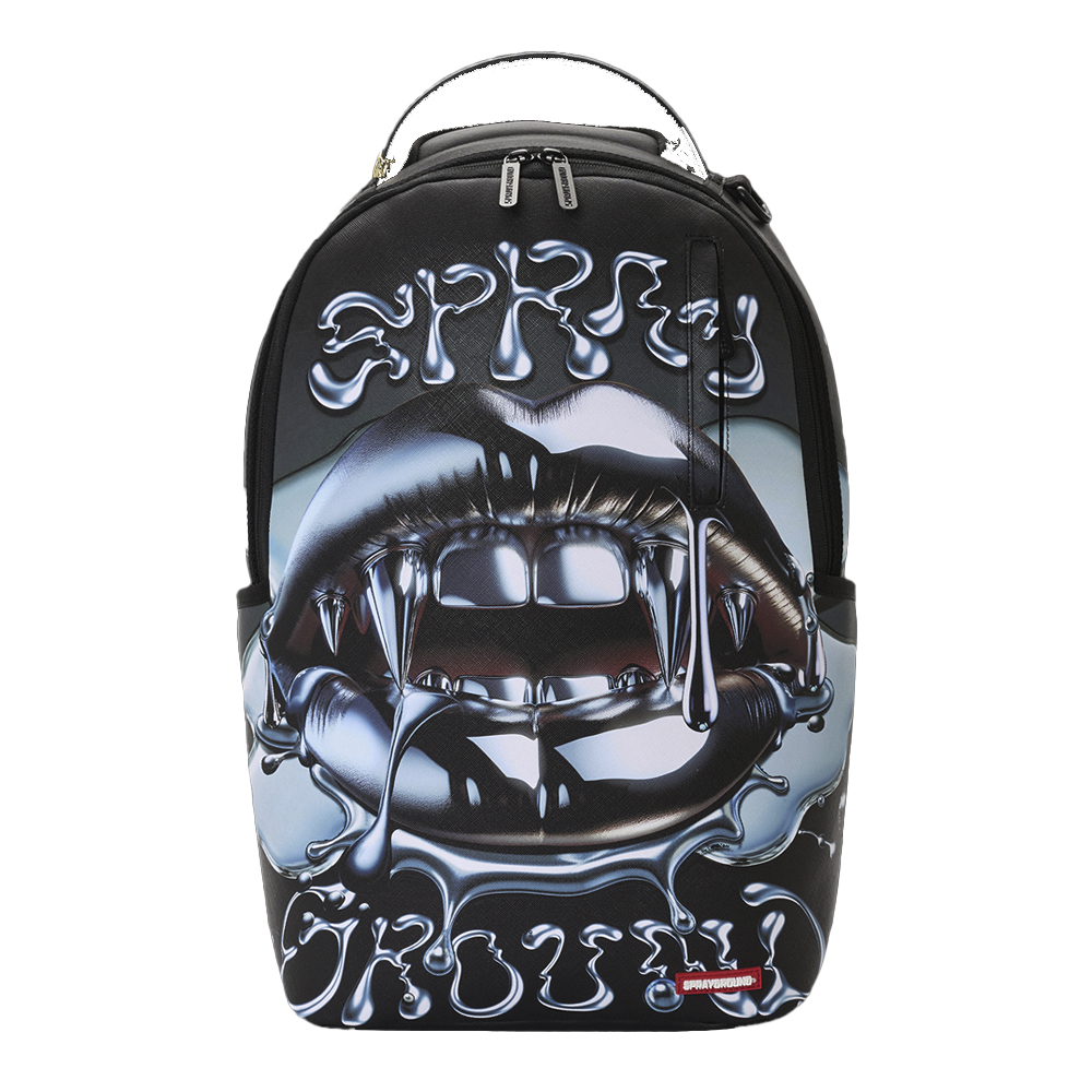 SPRAYGROUND Chrome Lips Sink DLXSV Unisex Backpack - Μαύρο