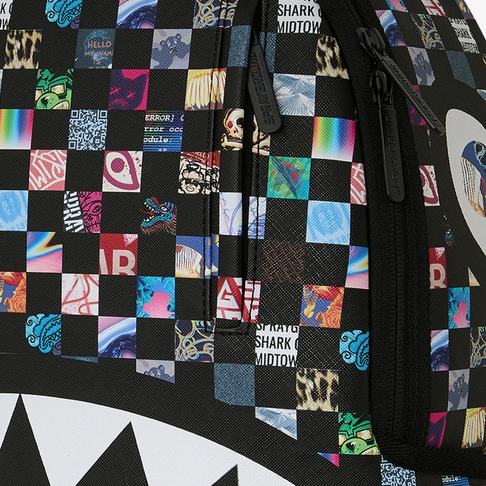 SPRAYGROUND Crazy Check DLXSV Unisex Backpack - 5