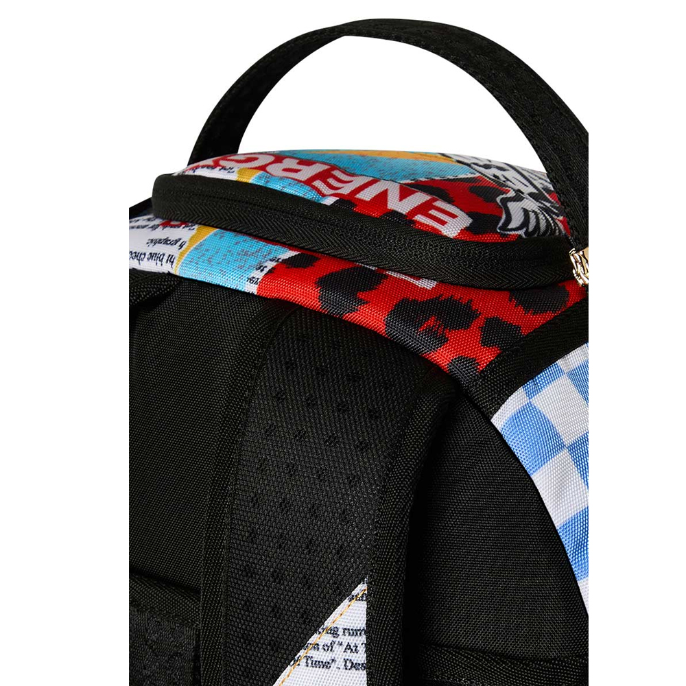 SPRAYGROUND Lips Magazine Collage DLXSR Unisex Backpack - 4
