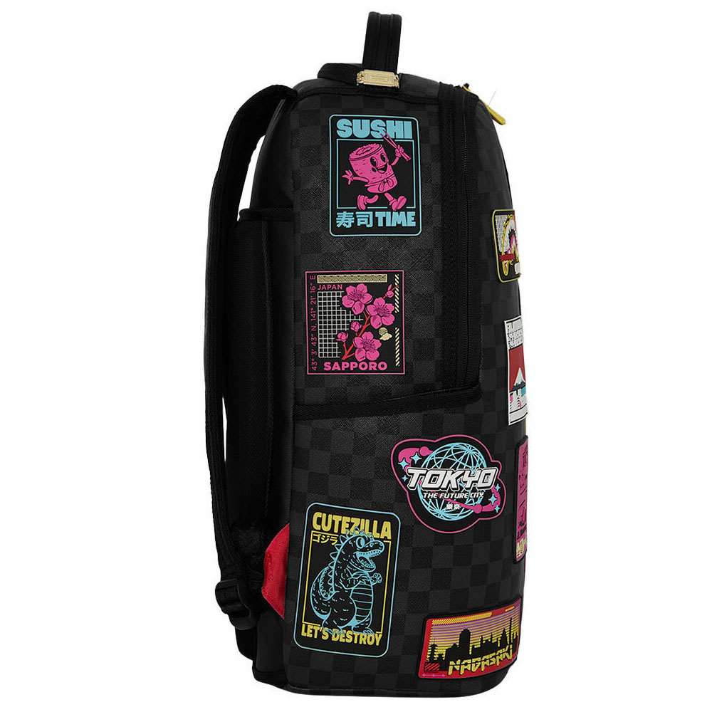 SPRAYGROUND Global Mogul Cyber Punk Japan Cities DLXXSV Unisex Backpack - 3