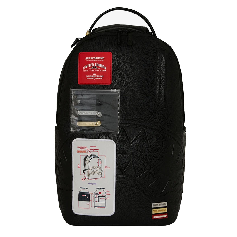 SPRAYGROUND  Sample Room Shark DLXSV Unisex Backpack - Μαύρο