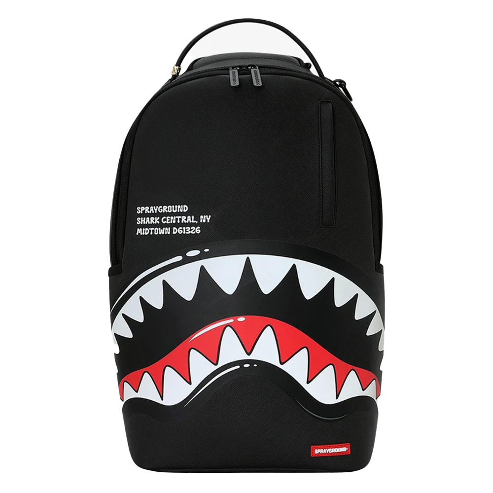 SPRAYGROUND Shark Central Bubbly Black DLXSV Unisex Backpack - Μαύρο