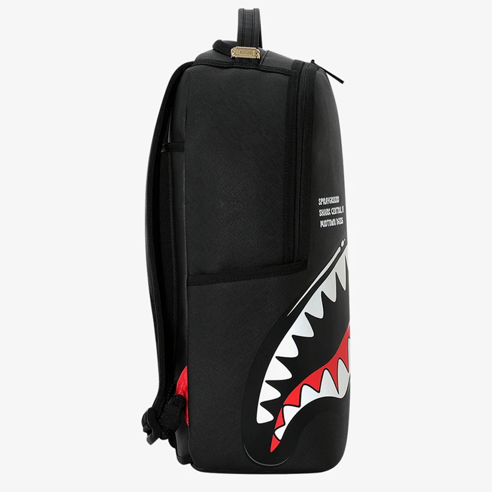 SPRAYGROUND Shark Central Bubbly Black DLXSV Unisex Backpack - 3