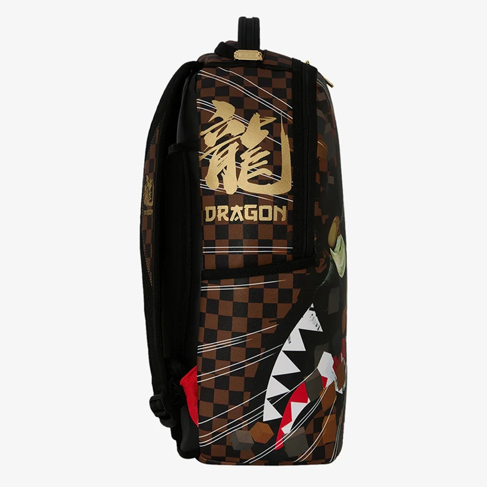 SPRAYGROUND Kung Fu Panda Po Checker Karate Kick DLXSV Unisex Backpack - 3
