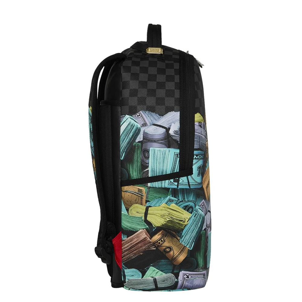 SPRAYGROUND Monopoly Money Stacks DLXSV Unisex Backpack - 3