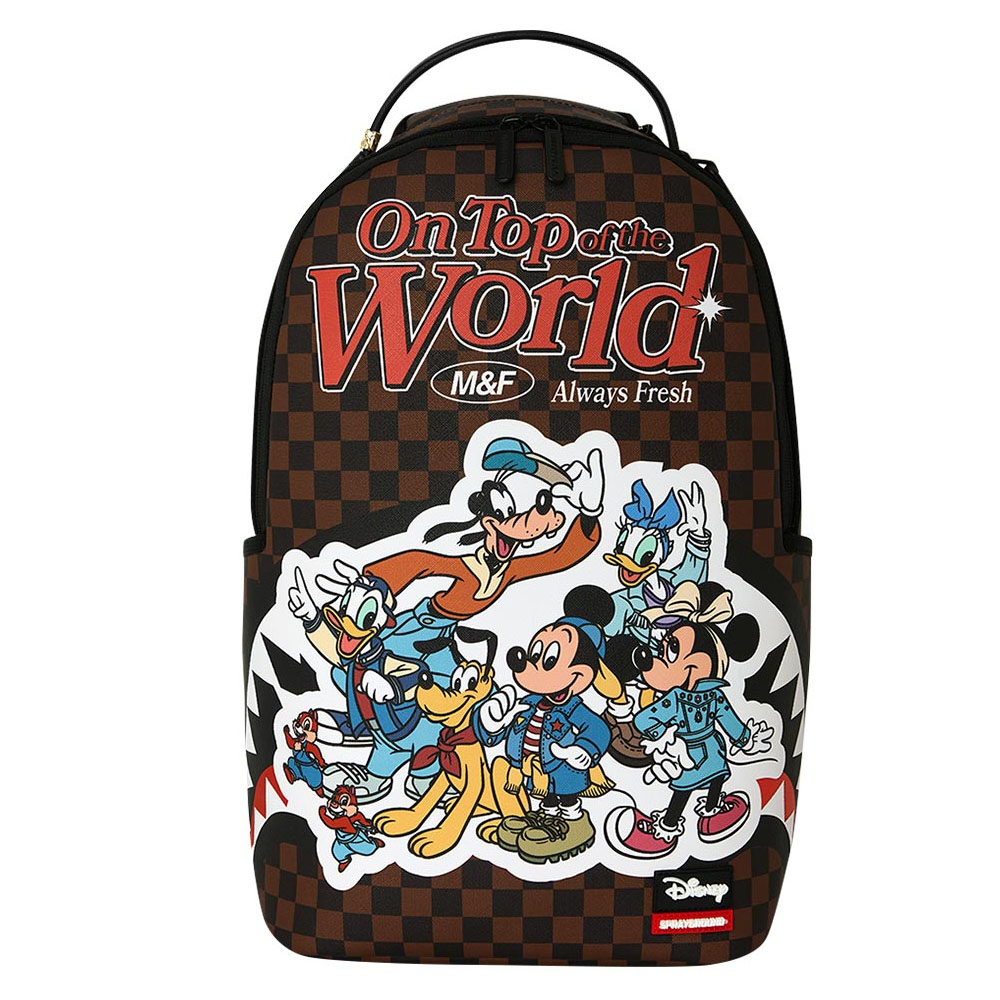 SPRAYGROUND Disney Mickey And Friends DLXSV Unisex Backpack - Καφέ