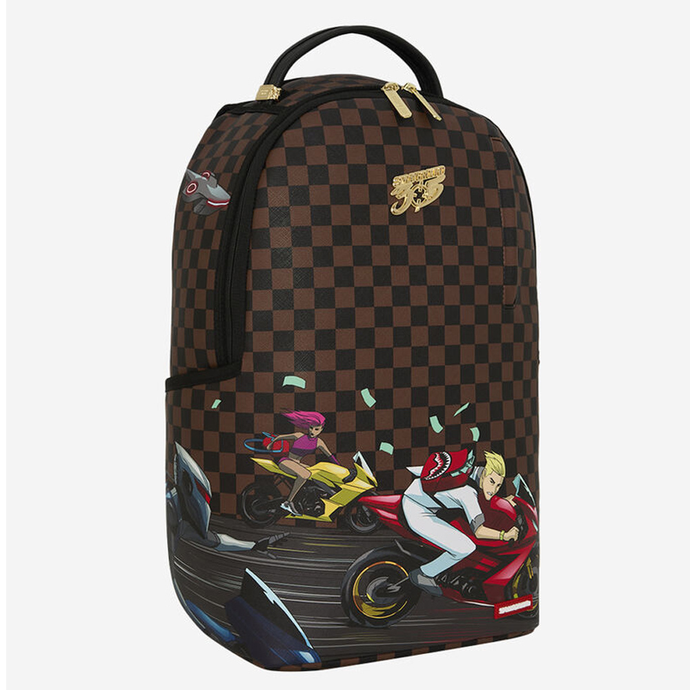 SPRAYGROUND 305 Check Motorcycles DLXSR Unisex Backpack - 2