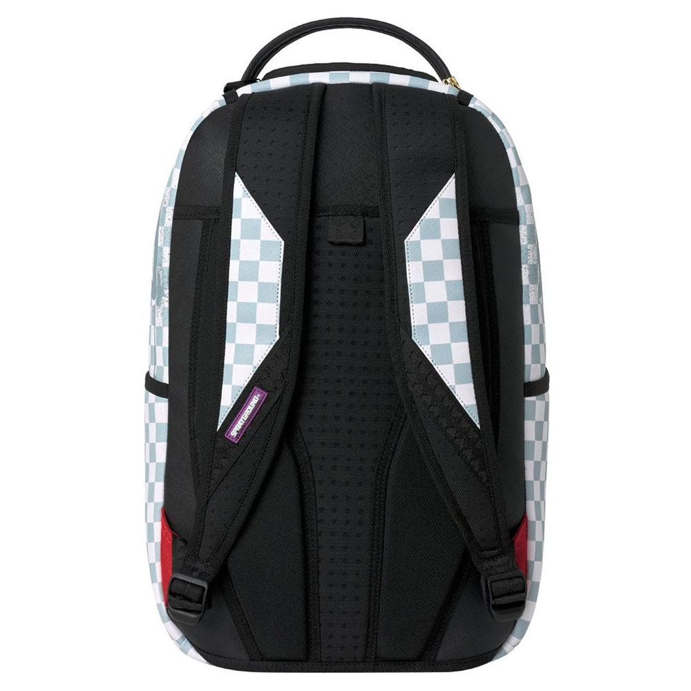 SPRAYGROUND Marvel Black Panther Wakanda Forever On White Check DLXSV Unisex Backpack - 2