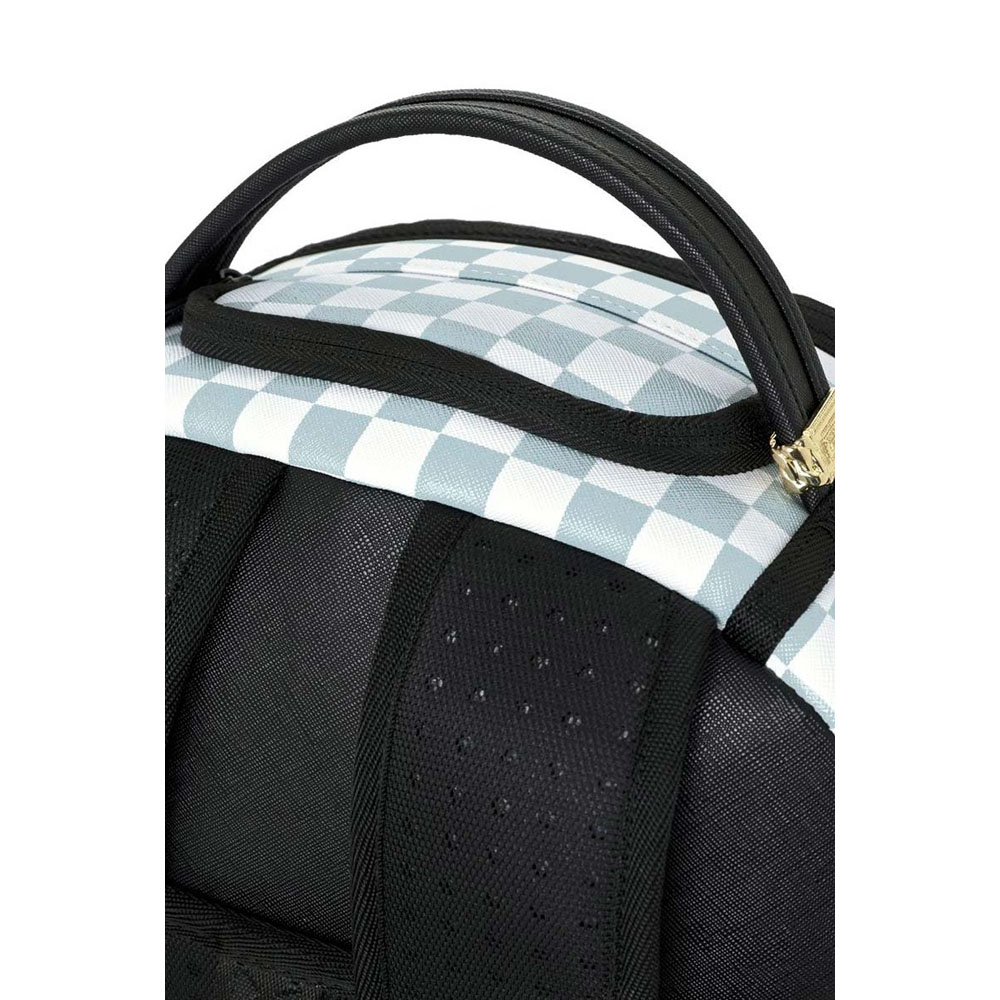 SPRAYGROUND Marvel Black Panther Wakanda Forever On White Check DLXSV Unisex Backpack - 4