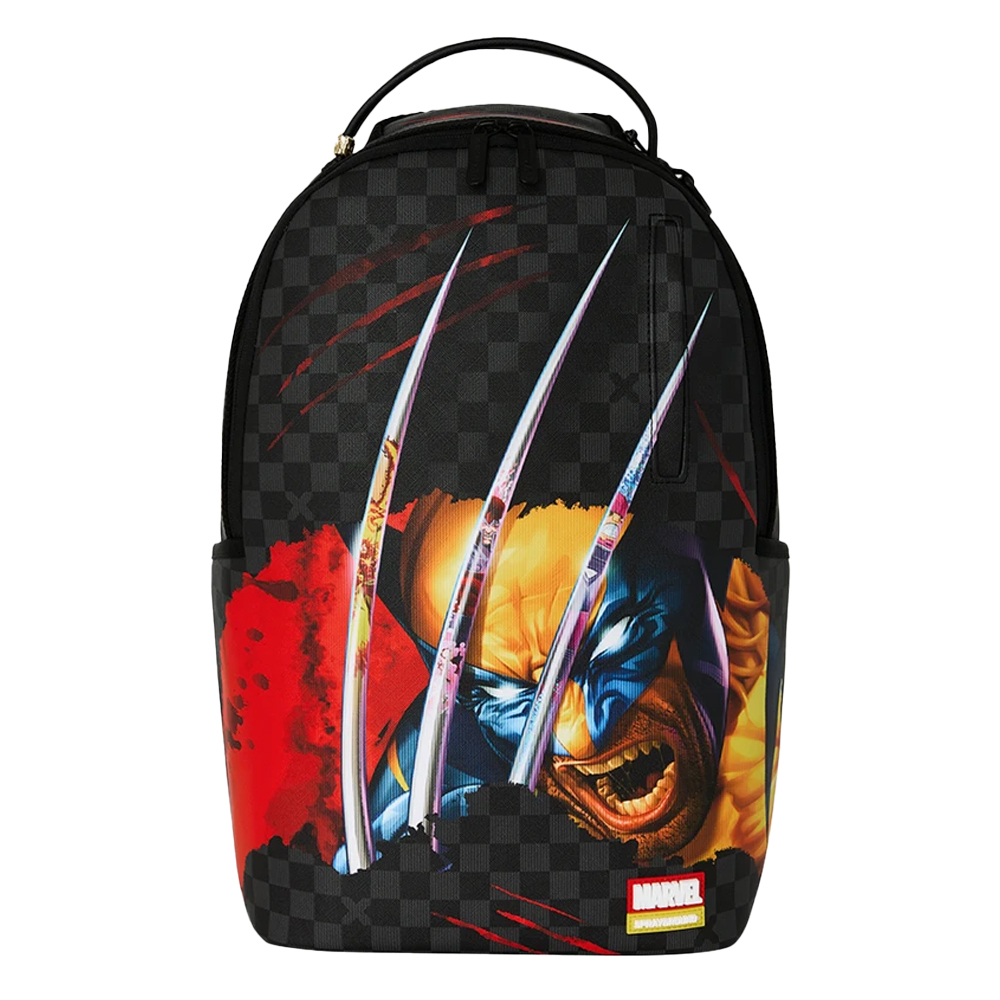 SPRAYGROUND Marvel Wolverine Sharkmouth Tear Up DLXSV Unisex Backpack - Μαύρο