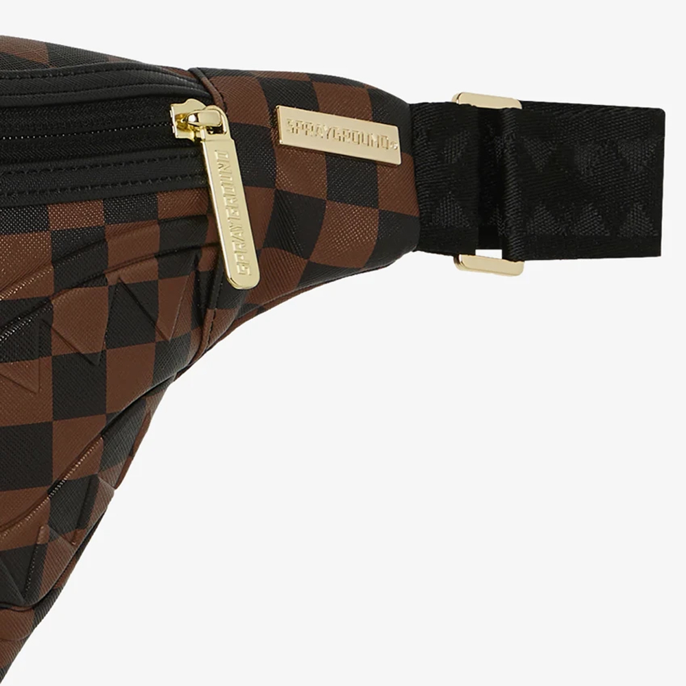 SPRAYGROUND Red Redemption Pyramid Savvy Crossbody Unisex Τσαντάκι Μέσης - 4