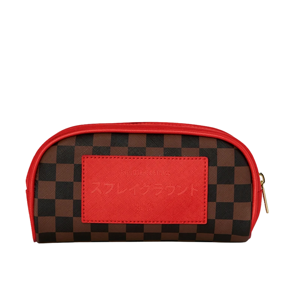 SPRAYGROUND Red Redemption Pouch Pencil Pouch Unisex Κασετίνα - Καφέ