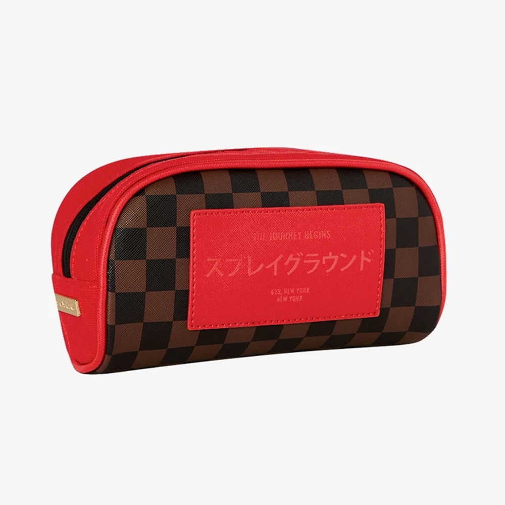 SPRAYGROUND Red Redemption Pouch Pencil Pouch Unisex Κασετίνα - 3