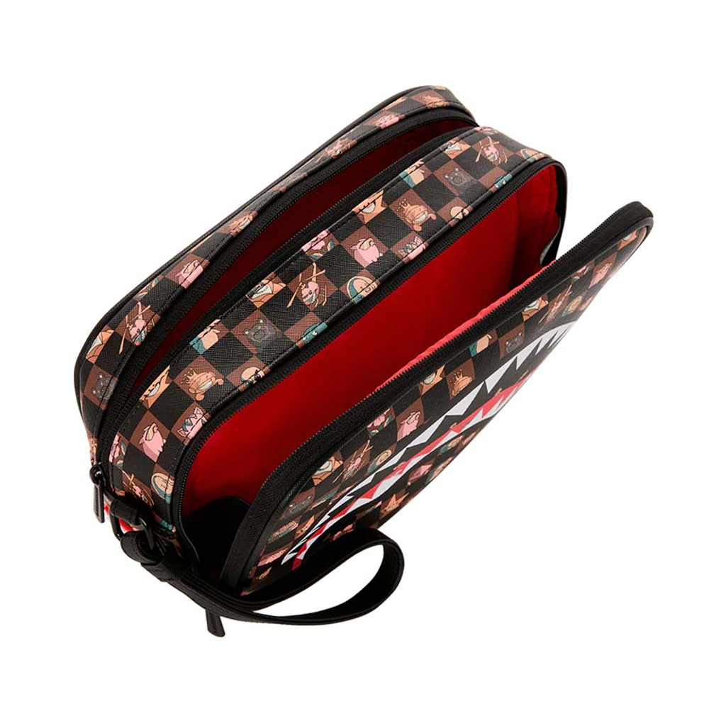 SPRAYGROUND Peeking Characters Remix Toiletry Bag Unisex Νεσεσέρ - 4