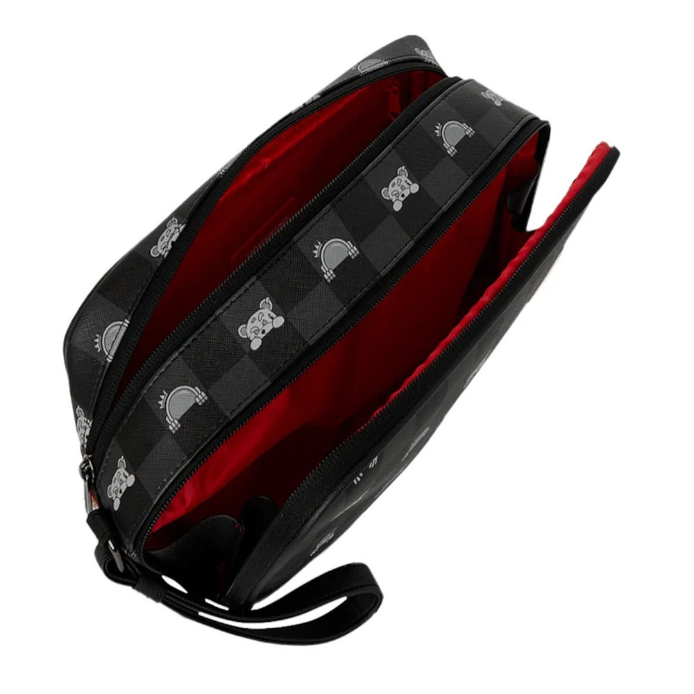 SPRAYGROUND Gray Peeking Character Check Toiletry Bricky Unisex Νεσεσέρ - 3