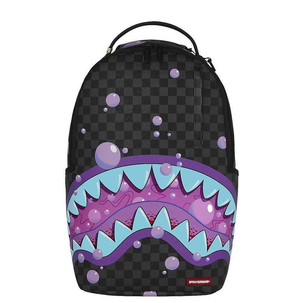 SPRAYGROUND Purple Slime Takeover DLXSV Unisex Backpack - Μαύρο