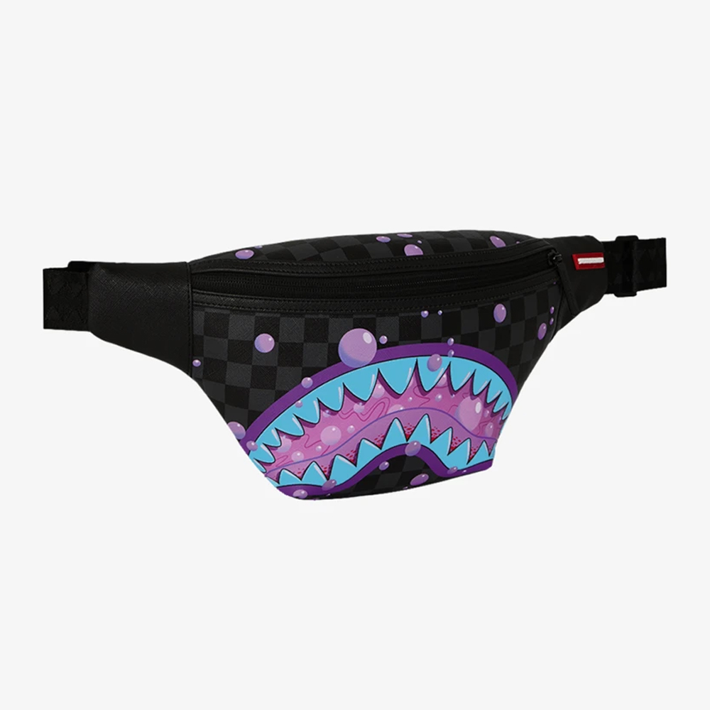 SPRAYGROUND Purple Slime Takeover Savvy Crossbody Unisex Τσαντάκι Μέσης - 2
