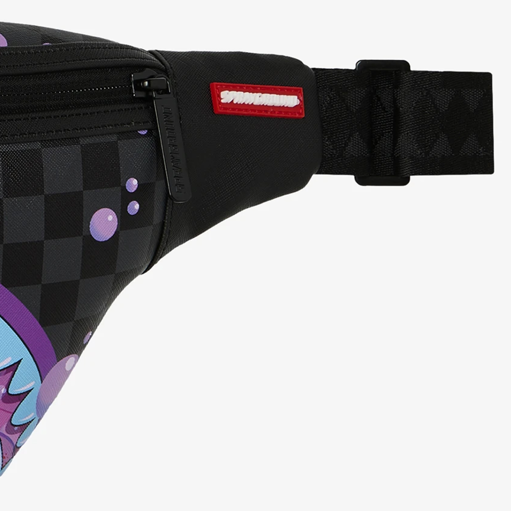 SPRAYGROUND Purple Slime Takeover Savvy Crossbody Unisex Τσαντάκι Μέσης - 4