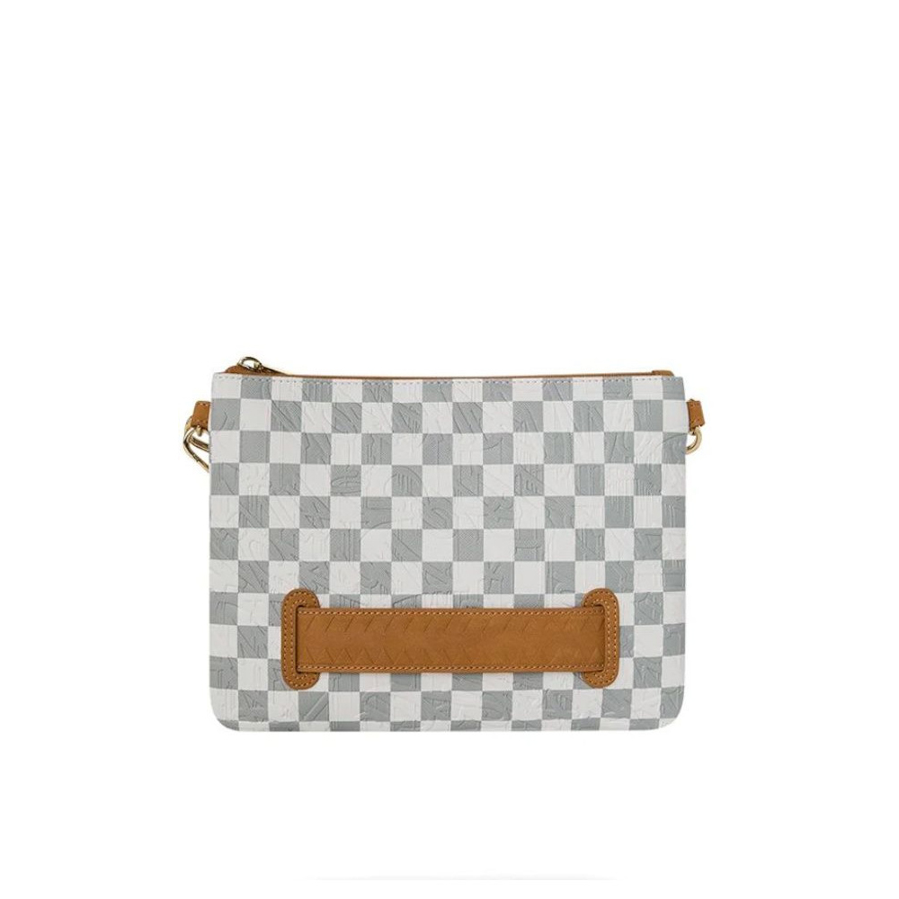 SPRAYGROUND 3am Cream Pouchette Unisex Τσάντα Χιαστί - Χειρός - 2