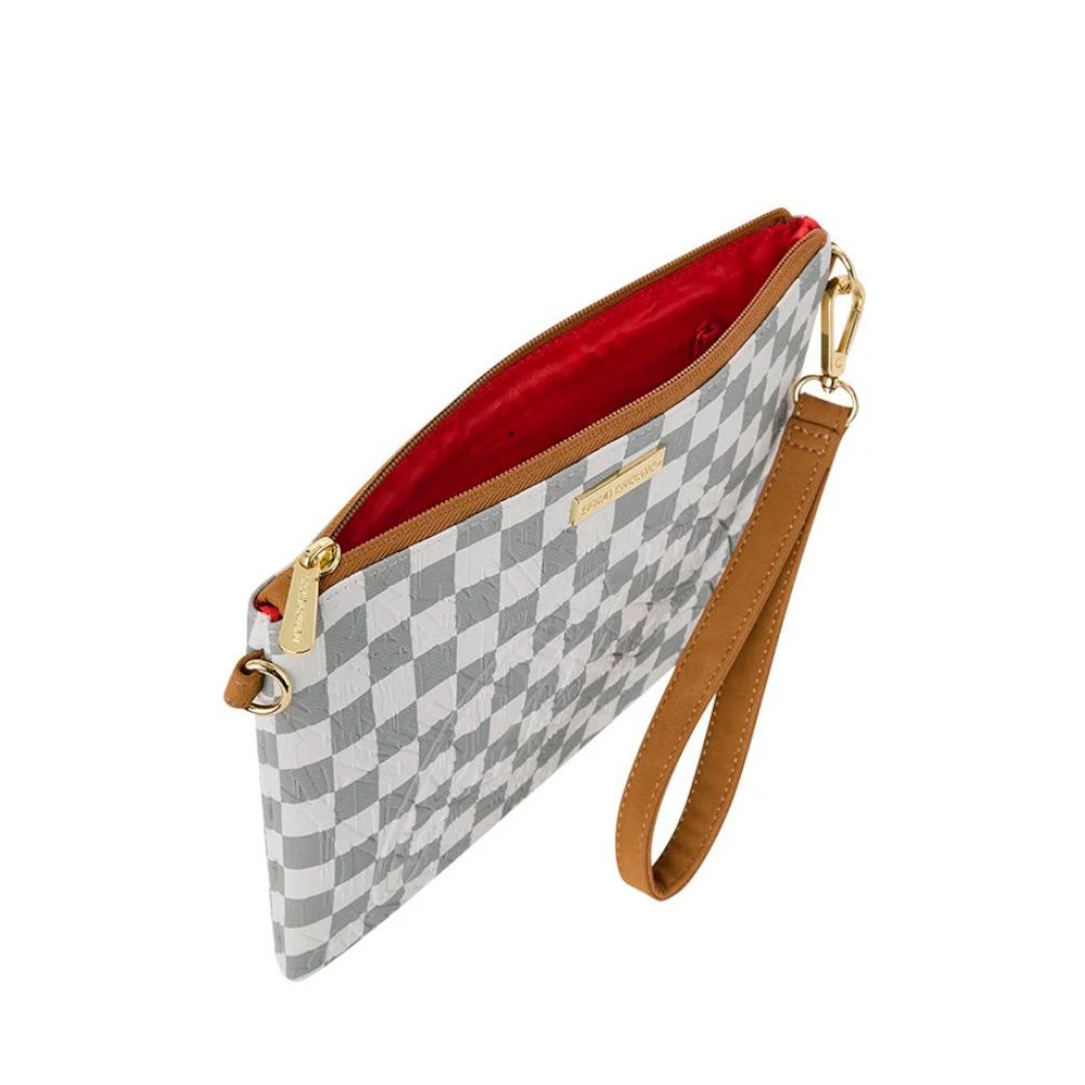 SPRAYGROUND 3am Cream Pouchette Unisex Τσάντα Χιαστί - Χειρός - 4