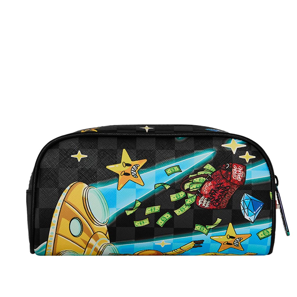SPRAYGROUND Space Warped RMX Pencil Pouch Unisex Κασετίνα - Μαύρο