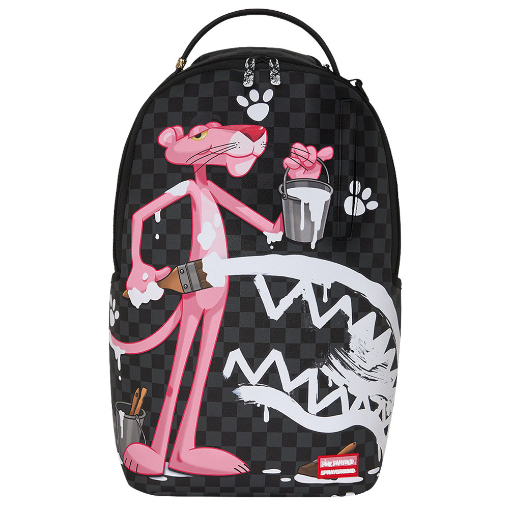 SPRAYGROUND Pink Panther Painting DLXSV Unisex Backpack - Μαύρο
