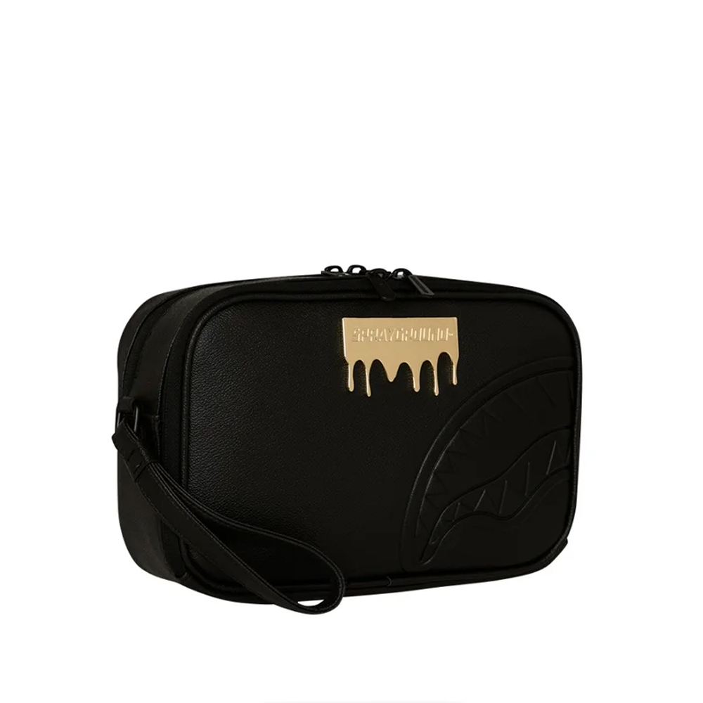 SPRAYGROUND Gold Drip Lux Toiletry Brick Unisex Νεσεσέρ - 3