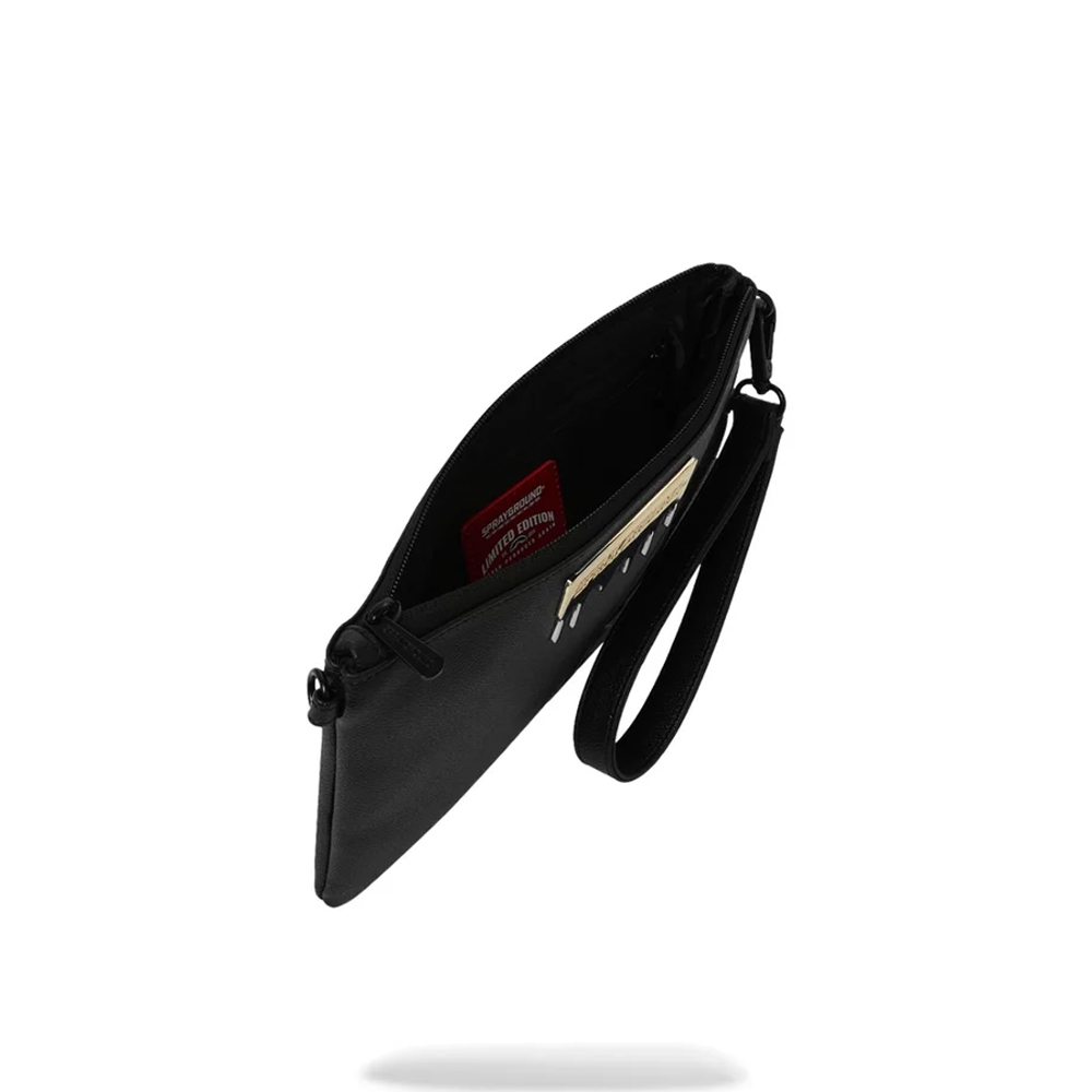 SPRAYGROUND Gold Drip Lux Crossbody Pouchette Unisex Τσάντα Χιαστί - Χειρός - 4