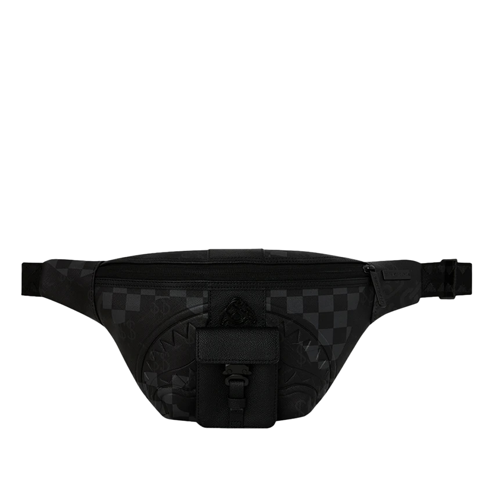 SPRAYGROUND 3am Mix Up V2 Savvy Crossbody Unisex Τσαντάκι Μέσης - Μαύρο