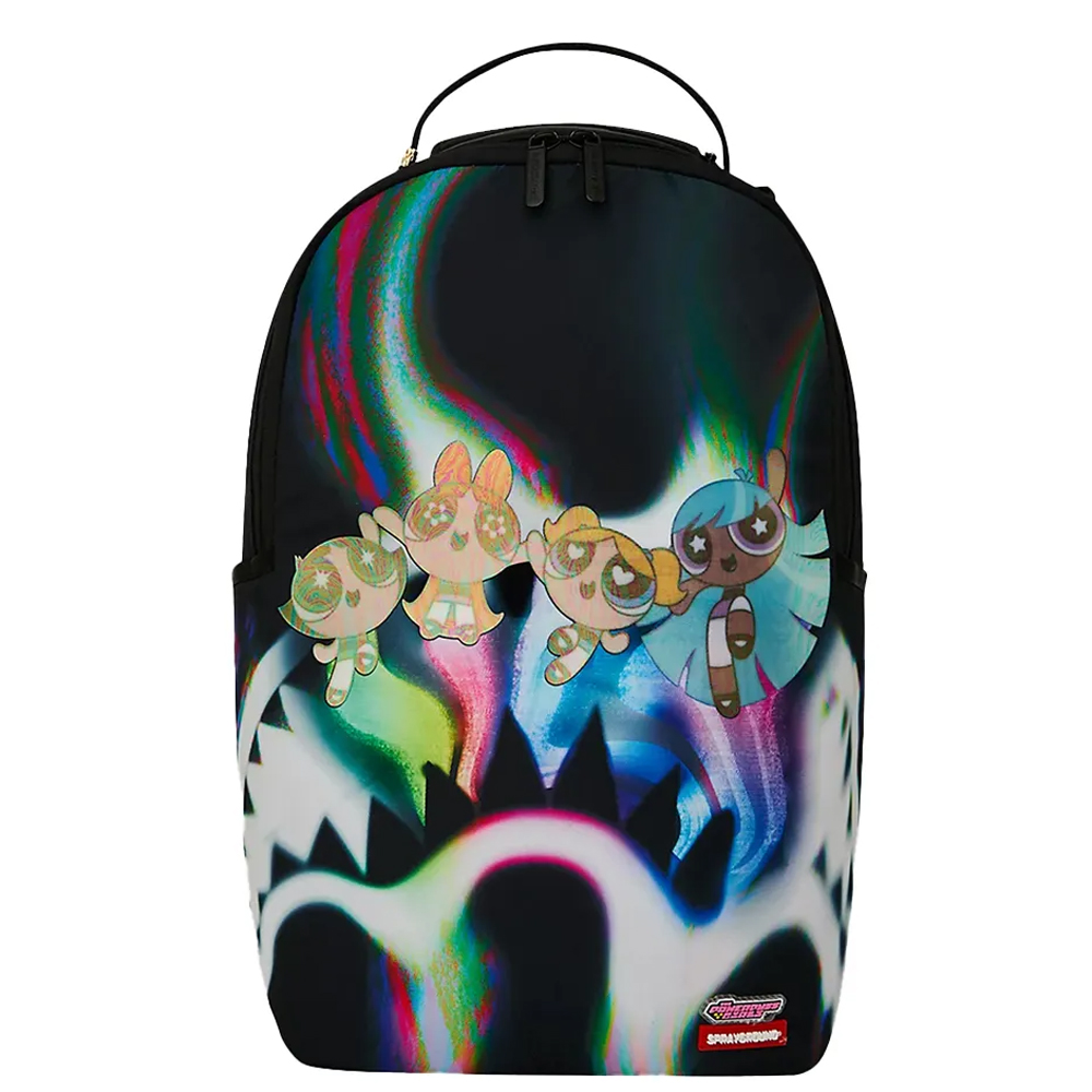 SPRAYGROUND Powerpuff Girls Rainbow Holo Shark DLXSR Γυναικείο Backpack - Μαύρο