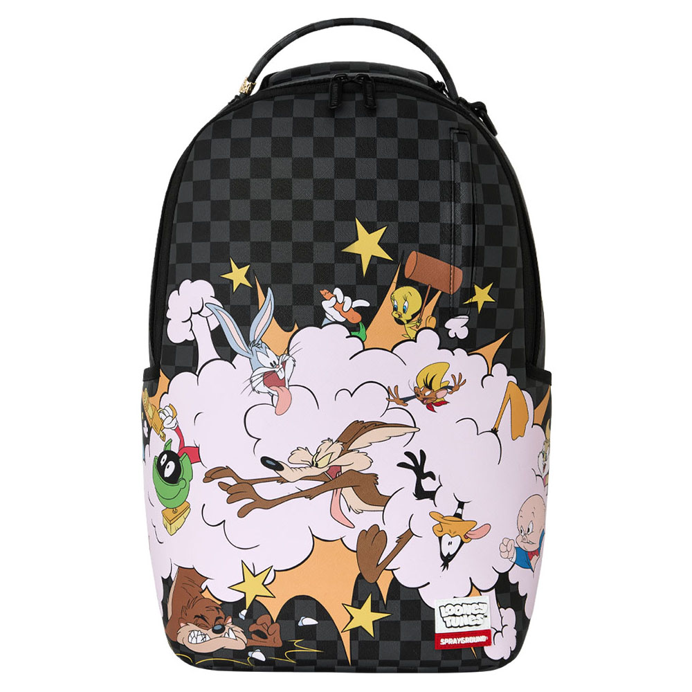 SPRAYGROUND Looney Tunes Fight Cloud DLXSV Unisex Backpack - Μαύρο